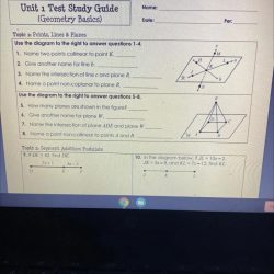 Chapter 1 test geometry answers